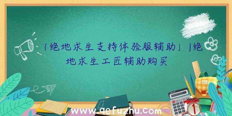 「绝地求生支持体验服辅助」|绝地求生工匠辅助购买